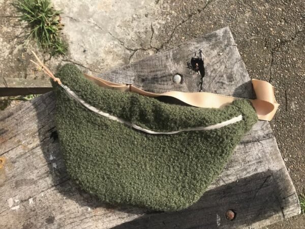 Sac banane sherpa kaki