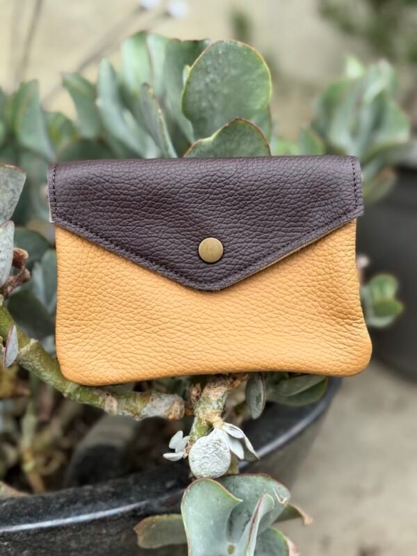 urika brun et ocre bouton bronze