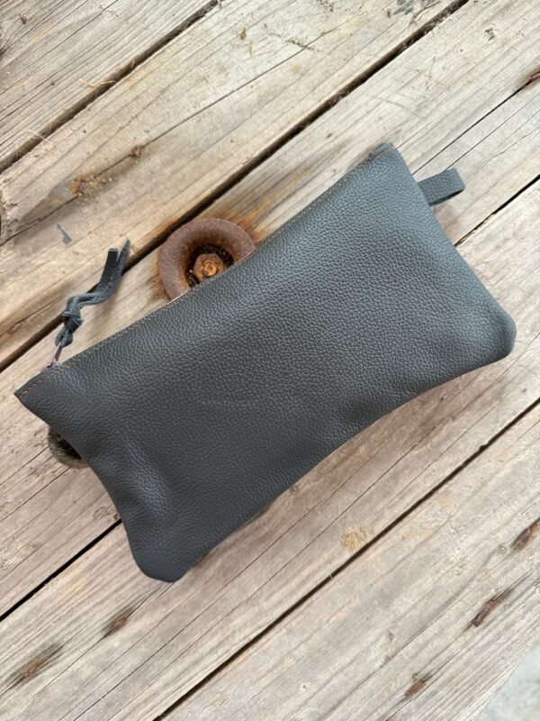 Pochette en cuir 4 couleur vue de dos