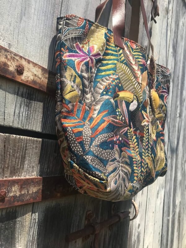 Sac de plage motifs cactus