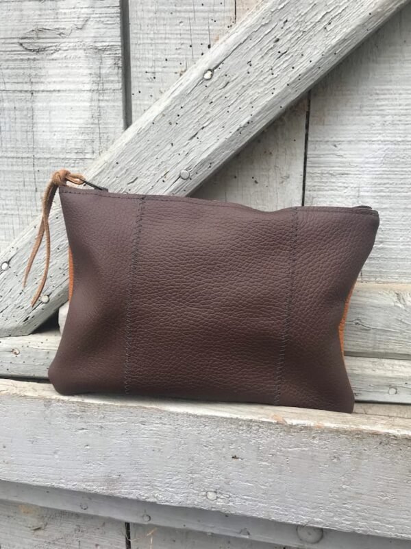 Pochette duo CACTUS ocre dos