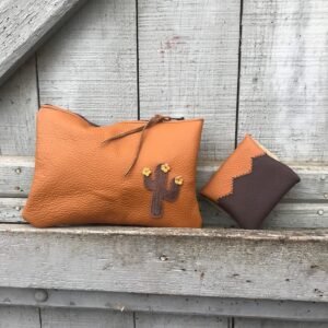 Pochette duo CACTUS ocre