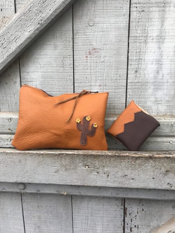Pochette duo CACTUS ocre