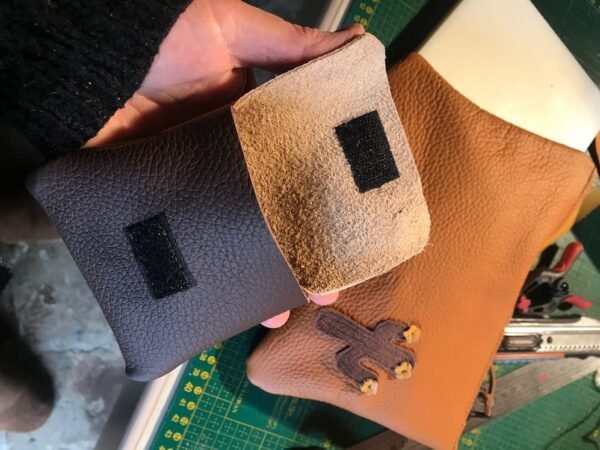 Pochette duo CACTUS ocre ouvert
