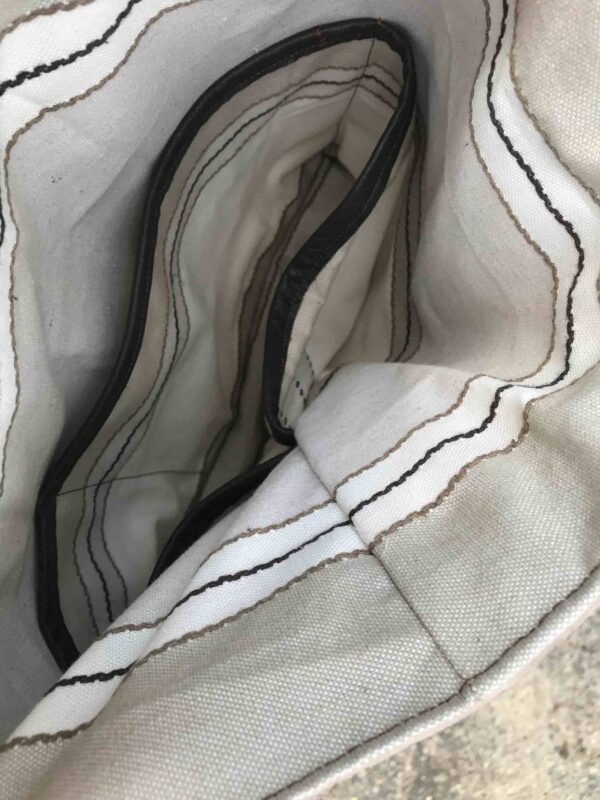 Sac en patchwork de cuir DENALI intérieur