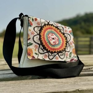 Sac en cuir avec rabat interchangeable
