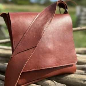 Sac en cuir SQUARE vue de face